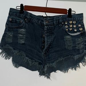 Love culture black shorts